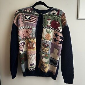 Handmade Knitted Novelty Sweater